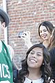 janel parrish selfie fan val chmerkovskiy celtics jersey 10
