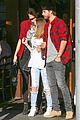 kendall jenner scott disick match in red flannel shirts 08