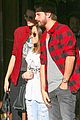 kendall jenner scott disick match in red flannel shirts 09