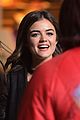 lucy hale dan shay thanksgiving parade rehearsals 03