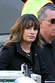 lea michele has father daughter moment on glee set 04