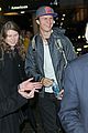 ansel elgort poses with fans airport 06