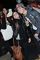ansel elgort poses with fans airport 13