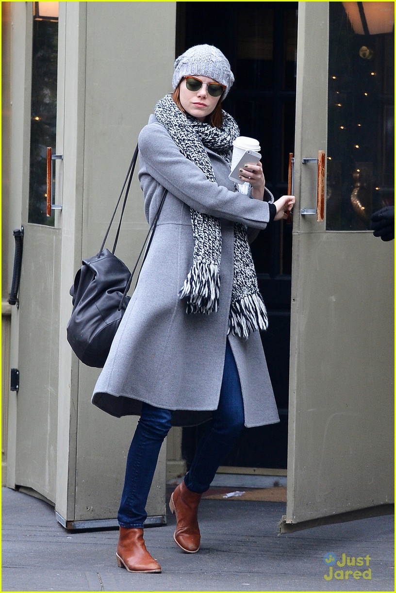 emma stone out solo in new york city 01