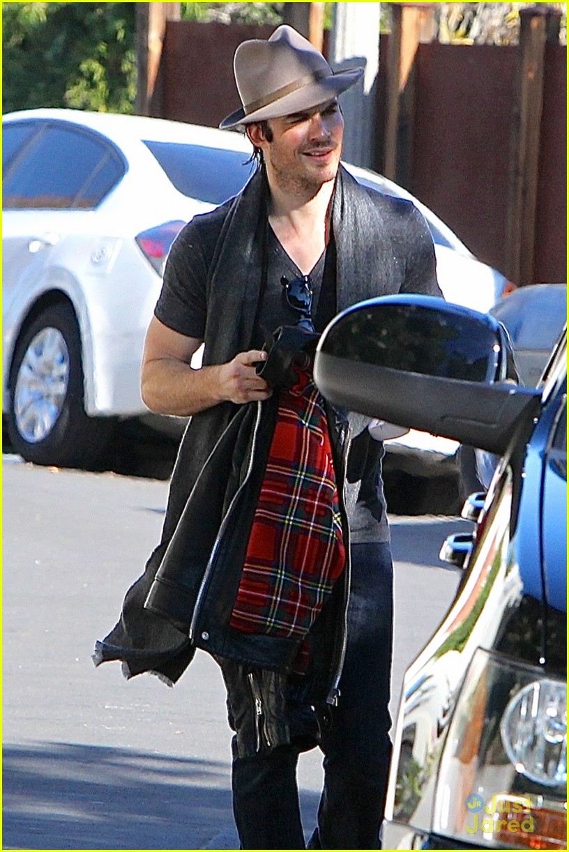 Ian Somerhalder Catches a Ride Home After Visiting Nikki Reed's