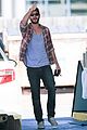 liam hemsworth thumbs up pumping gas 10