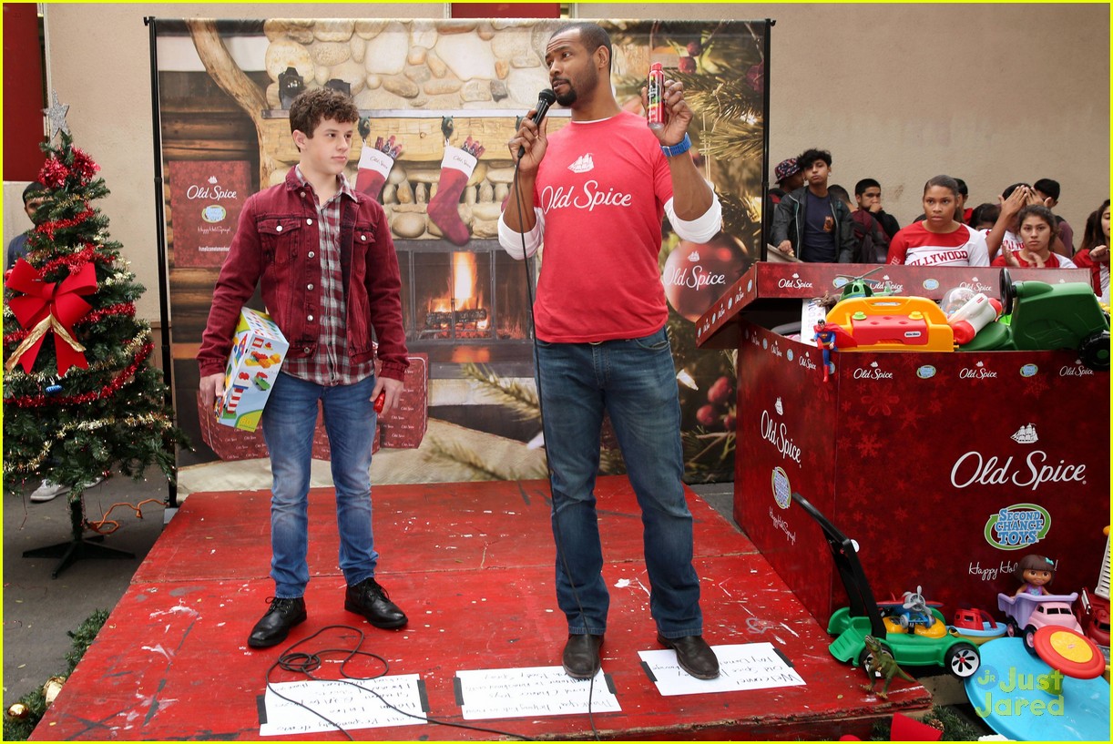 nolan gould old spice toy donation drive 05