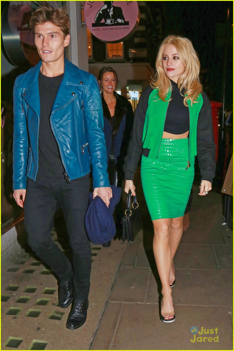 pixie lott green oliver cheshire groucho club london 08