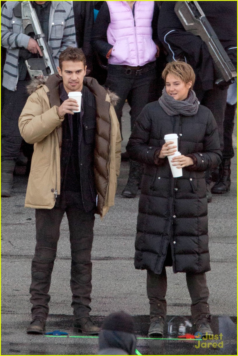 shailene woodley theo james are back to work on insurgent 05