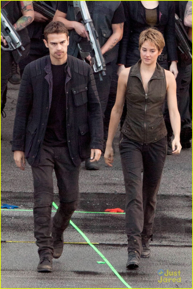 shailene woodley theo james are back to work on insurgent 07