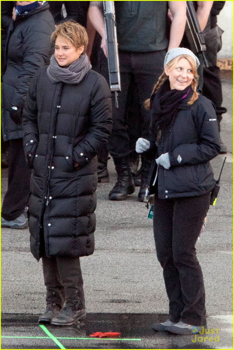 shailene woodley theo james are back to work on insurgent 18