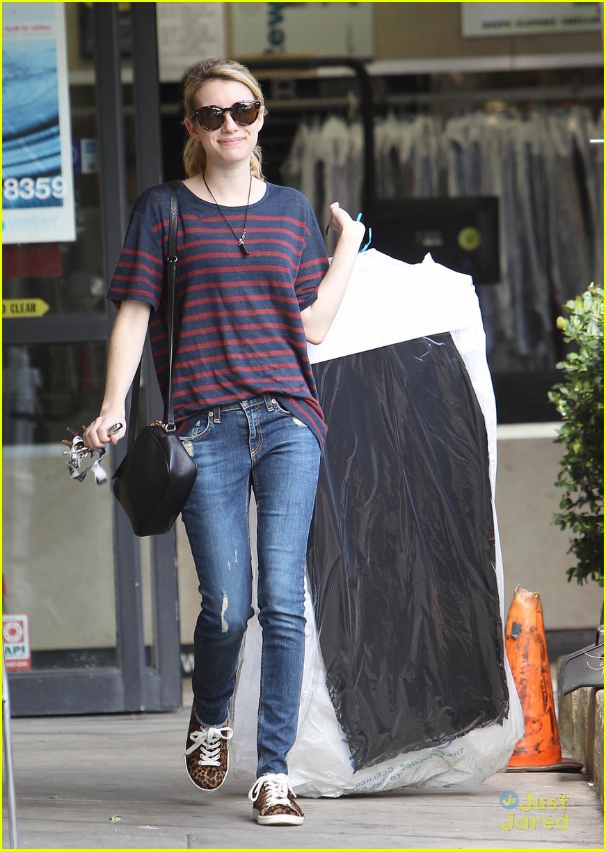 emma roberts dry cleaning run 09