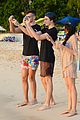 george shelley caterina lopez beach selfies barbados 13