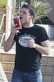 josh hutcherson licks his smoothie cup 04