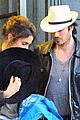 ian somerhalder nikki reed cover up with hats at lunch 02