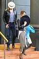 ian somerhalder nikki reed cover up with hats at lunch 03