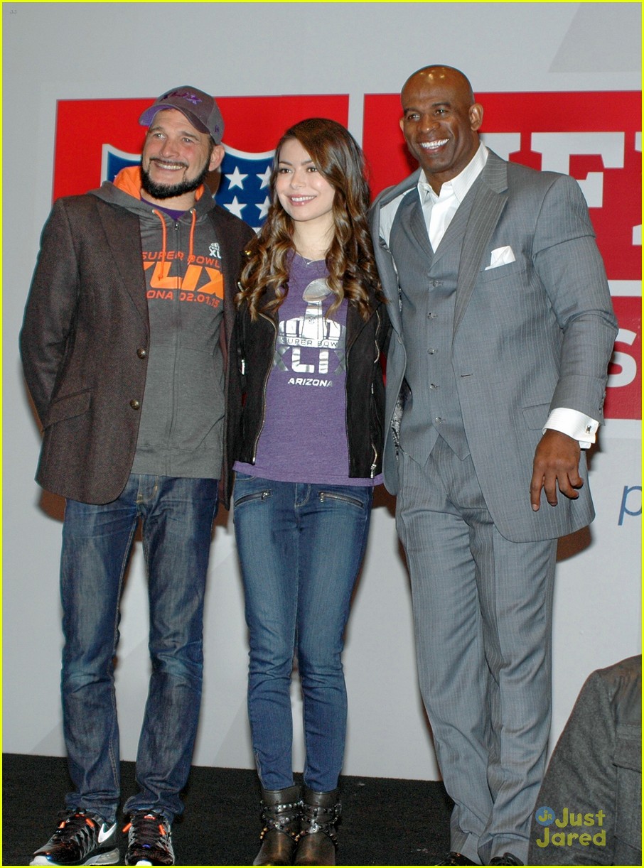 Miranda Cosgrove & Jordin Sparks Kick Off SuperBowl Festivities at NFL