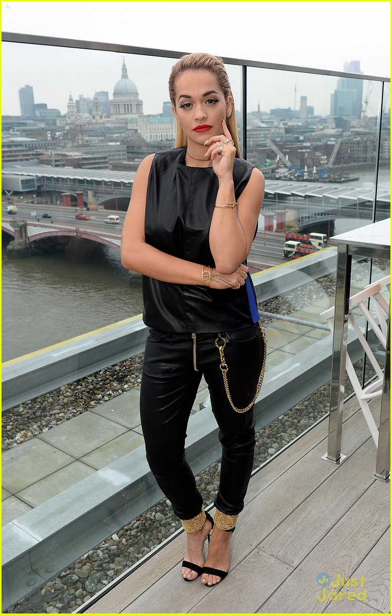 rita ora does an outfit change at the voice uk launch 03