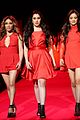 fifth harmony walk sing red dress fashion show 17