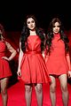 fifth harmony walk sing red dress fashion show 18