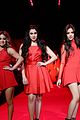 fifth harmony walk sing red dress fashion show 23
