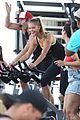 nina agdal gets miami excited for a spin class after supporting christy turlington 23