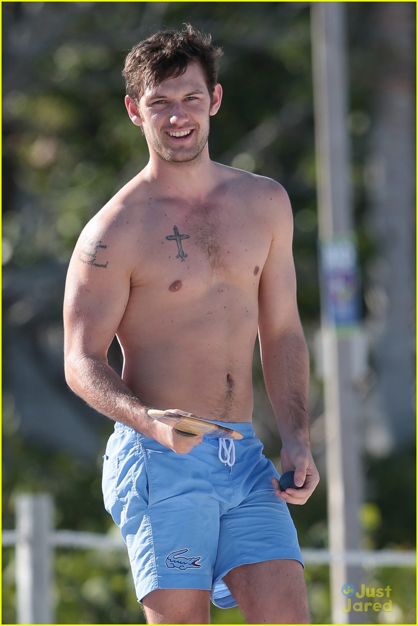 alex pettyfer goes shirtless sexy for miami beach day 12