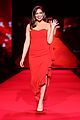 jennette mccurdy bethany mota red dress fashion show 28