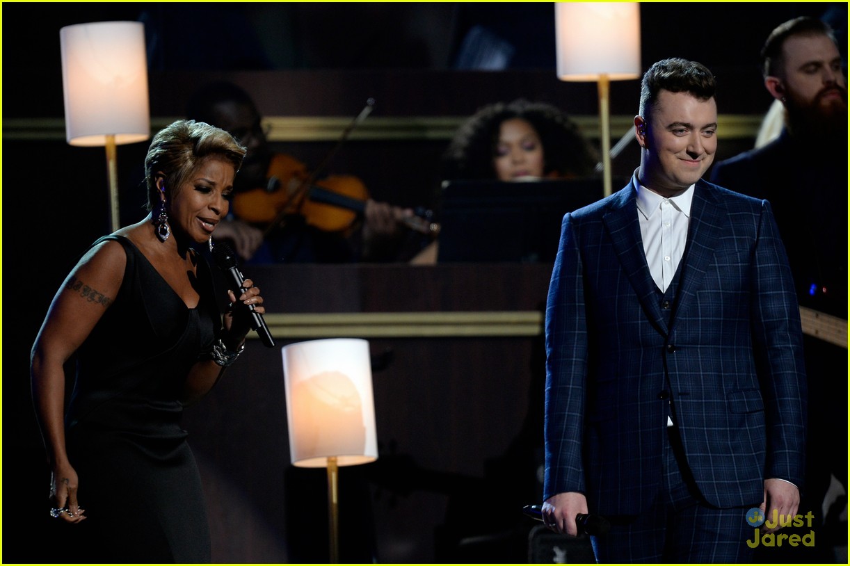 sam smith mary j blige stay with me grammys 05