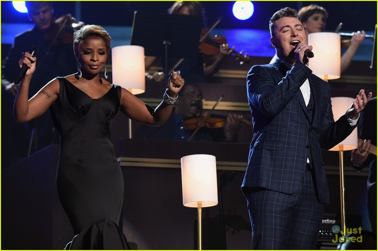 sam smith mary j blige stay with me grammys 07