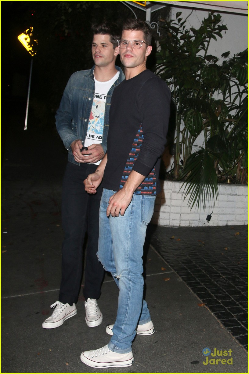 holland roden dinner out max charlie carver 01