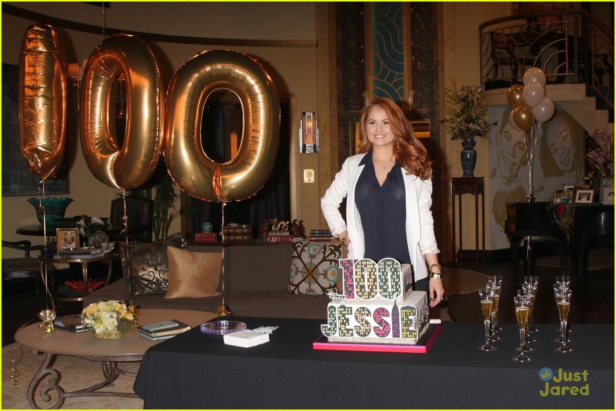 debby ryan peyton list jessie 100 episode celebration 11
