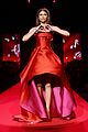 zendaya walks red dress fashion show nyfw 17