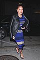 adrienne bailon black blue white gold two piece real dinner 01