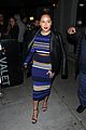 adrienne bailon black blue white gold two piece real dinner 09