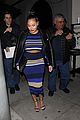 adrienne bailon black blue white gold two piece real dinner 10