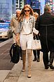 bella thorne the view appearance pink outfit airport 07