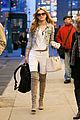 bella thorne the view appearance pink outfit airport 13