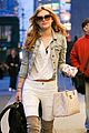 bella thorne the view appearance pink outfit airport 22
