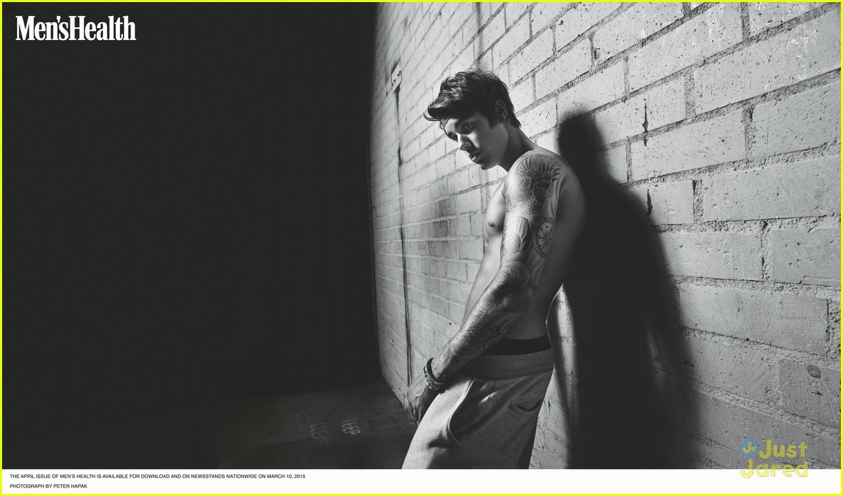 justin bieber goes shirtless for mens health 02