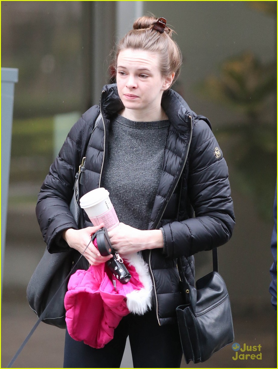 danielle panabaker pup leave hotel flash vancouver 03