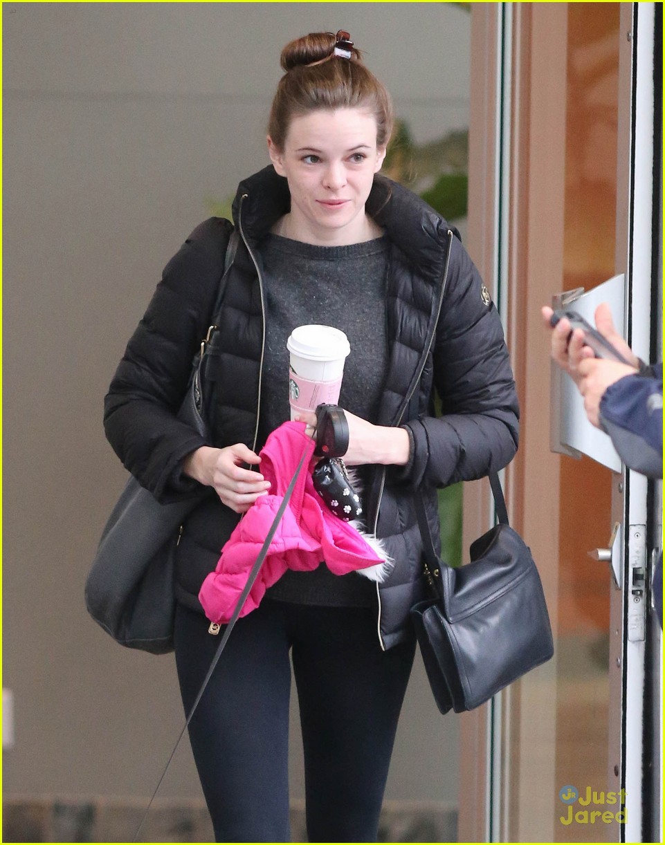 danielle panabaker pup leave hotel flash vancouver 06