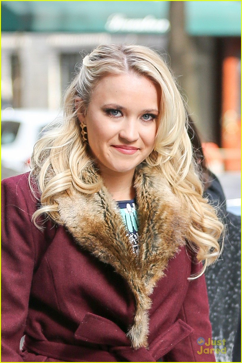 emily osment red coat nyc young trend 02