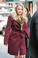 emily osment red coat nyc young trend 10