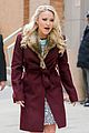 emily osment red coat nyc young trend 12