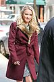 emily osment red coat nyc young trend 14