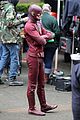 grant gustin gives out bunny ears on the flash set 05