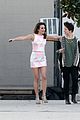 lea michele emma roberts step out on scream queens set 28