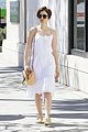 lily collins sundress thanks fans bday book 01