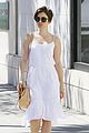 lily collins sundress thanks fans bday book 03